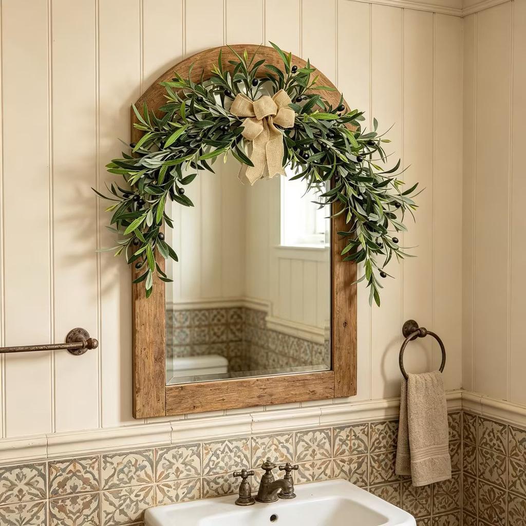 Olive Leaf Door Hanging Decoration Spring And Summer Simulation Decoration