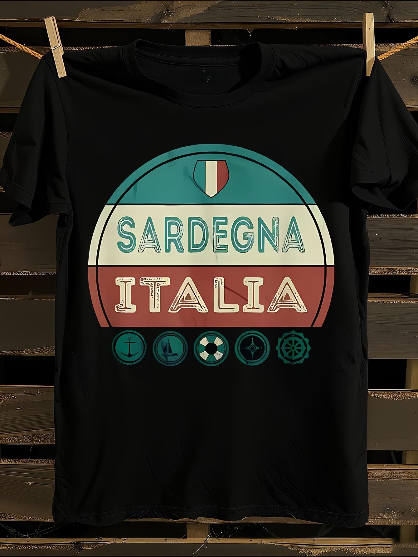 

Italian Vacation Souvenir T-Shirt Mens Tshirt Womens Tshirts with Letters Print Short Sleeves T-Shirt Casual Street Tee Shirt Top XXXL