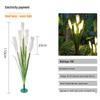 Solar LED Fiber Optic Reed Lamp for Outdoor Landscaping