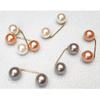 10pack Sophisticated Double Pearls Holder Reusable Durability Waist Cincher for Outfit Adjustments