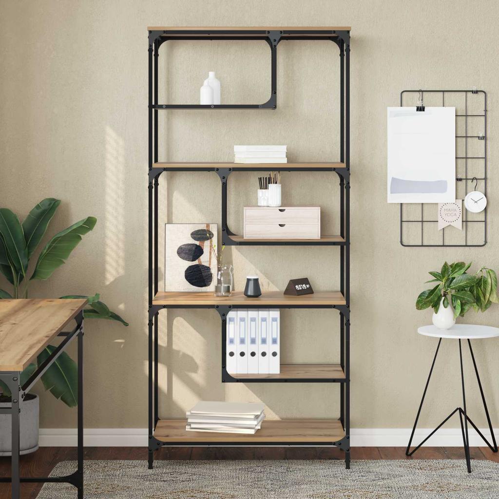 Bookshelf Artisan Oak 81 x 36 x 176 cm Engineered Wood