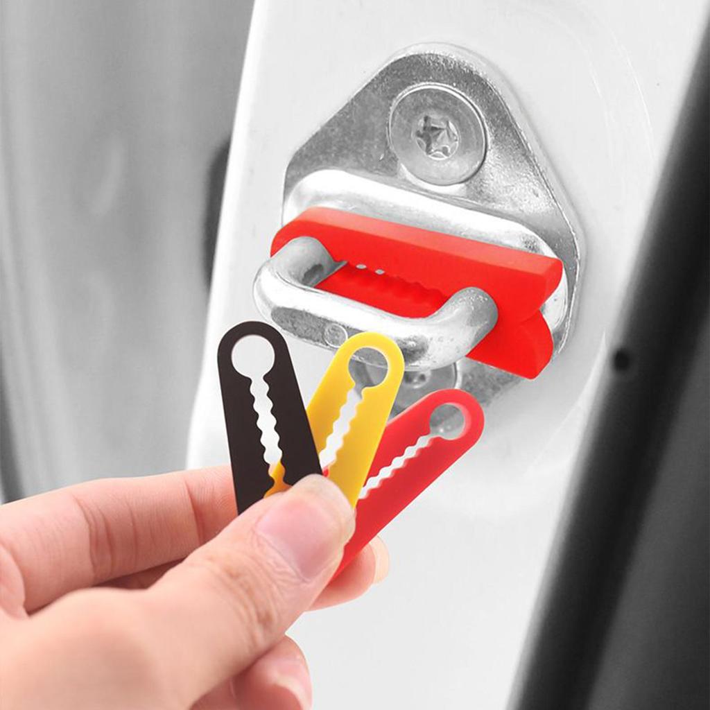 4pcs Auto Door Buffer Pads Quiet Shock Absorber Vehicle Door Stopper for Smooth Opening & Closing, Car SUV RV Driving Comfort