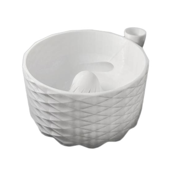 

Турбо миска для мытья фруктов, 3D-печатная миска для мытья овощей с дуршлагом, корзина для мытья фруктов, таз для ягод белый