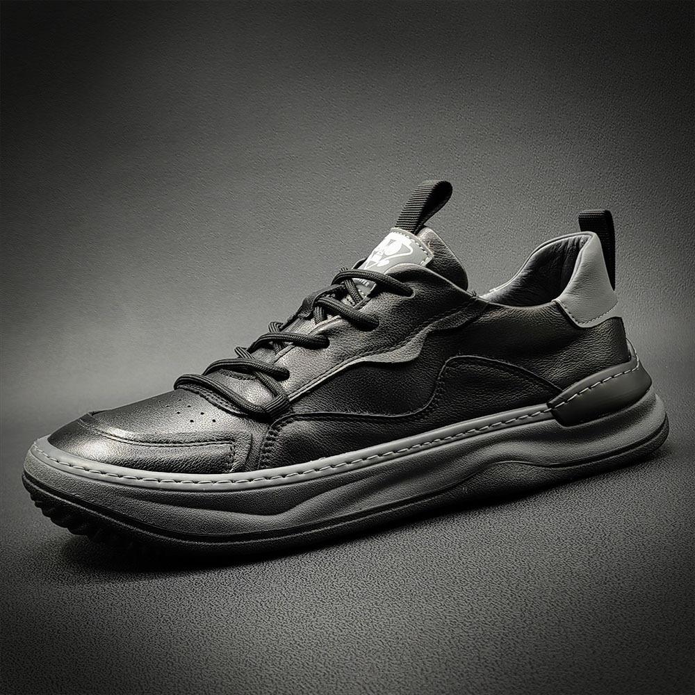 

Высококачественные кроссовки на плоской подошве из натуральной кожи для мужчин, дышащая повседневная обувь для отдыха на открытом воздухе, мужская обувь на платформе, теннисные туфли для мужчин 39