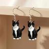 CAOSHI Cute Cartoon Style Animal Designed Pendant Earrings Special Interest Accessories for Women Creativity Zircon for Women