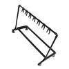 Multi Guitar Stand Metal and EVA Multiple Guitars Display Holder with Wheels for Shops FL 17W