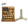 Wear-resistant Decorative Crafts Wooden Reading Desktop Ornaments for Home Office Decor, Minimalist Figurine, Creative Appearance Table Art