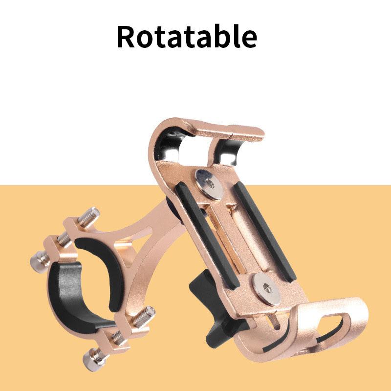 Adjustable Motorcycle Phone Holder Aluminum Alloy Anti-slip Bracket Gps Clip Universal Bicycle Stand Support For Smartphones