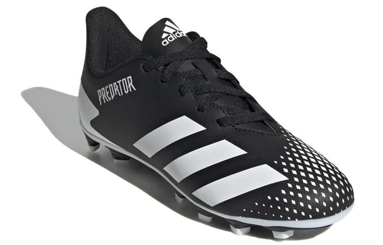 adidas Predator 20.4 20.4 Fxg Game Ready Slip Resistant Abrasion Resistant Low Top Kids' Soccer Shoes Black White Kids' FW9221