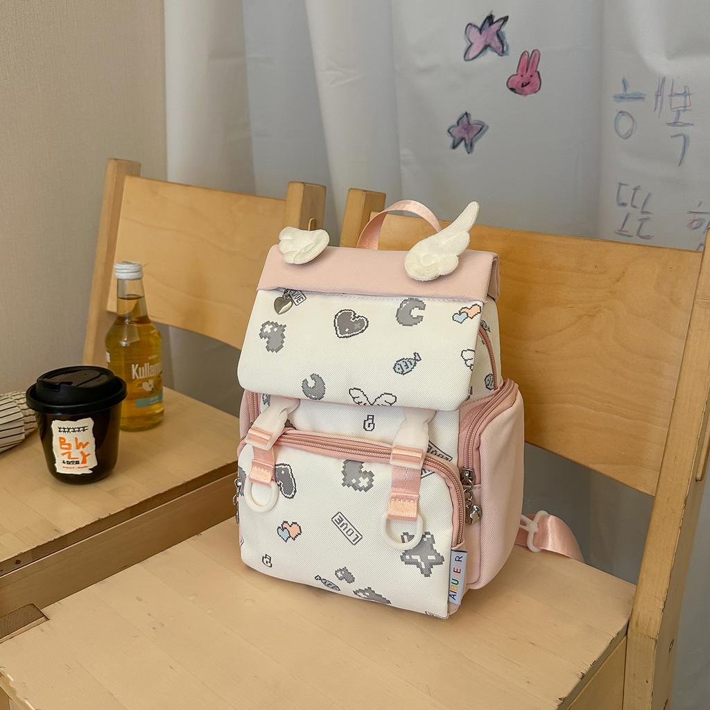 Schoolbag Mini Backpack 1011 New Korean Edition Fashion College Style Casual ins Niche Premium Sense Travel Small Backpack