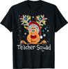 Teacher Squad Reindeer Christmas Xmas T-Shirt
