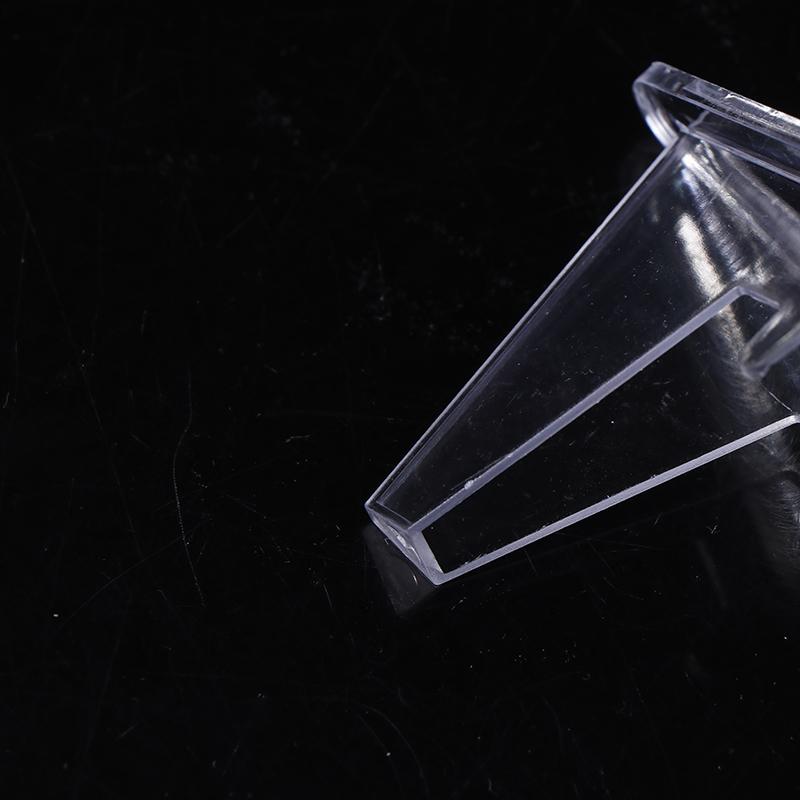 10Pcs Clear Acrylic Coin Display Stand Holders Small Easel Rack Trading Card Holder Support For Kpop Idol Card Organizer