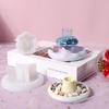 Round Candlestick Mold Color Concentrate Holder Mold Gypsum Candle Holder Mold