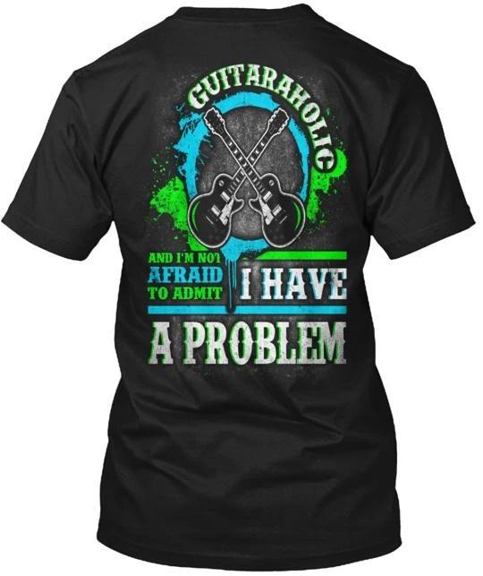 Guitar Guitaraholic T shirt Made in the USA Size S to 5XL 4XL