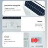 Outdoor Solar Lights 120LED 8M Motion Sensor Security Lamp IP65 Waterproof Solar Wall Light for Garden Patio Yard Garage Door Pathway