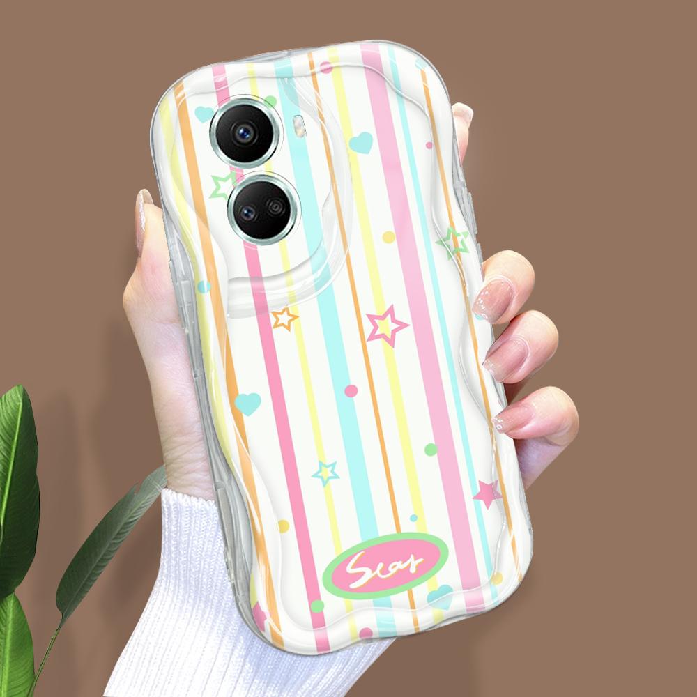 

Для Honor 90 Lite P30 Pro Infinix Hot 30 40 40i 40 Pro Smart 8 Pro Vivo V29e V30e Коллекция Lattice Крем Текстура Мягкий Силиконовый Чехол Чехол для Телефона Tecno Spark 20 чистый