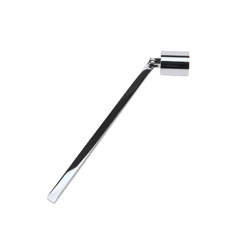 Candle Flame Snuffer Stainless Steel with Long Handle Candle Extinguisher Durable Bell Shape Cover Anti-Slip Candle Stopper Wick Snuffer for Safety