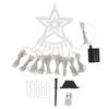 Christmas Tree Waterfall Lights Solar 350LED 8 Modes Waterproof Waterfall String Lights With Remote