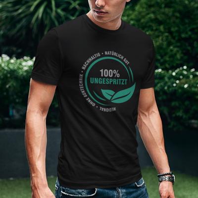 100% UNINJECTED Unvaccinated Corona Politics Demo Comedy Sayings Fun Fun T-Shirt