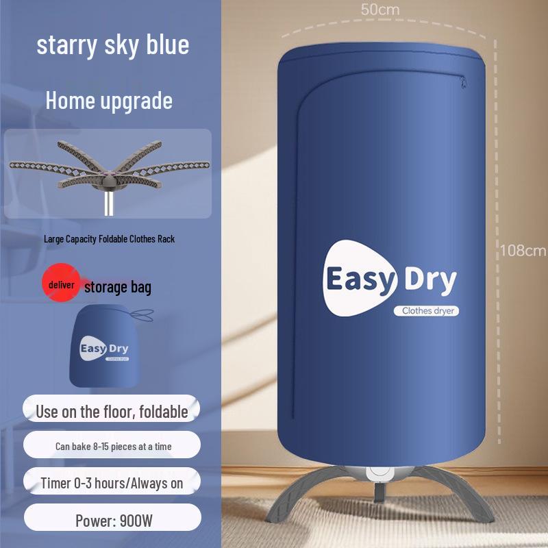 Compact Folding Clothes Dryer for Dorms, Baby, and Small Spaces