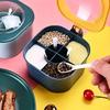 Kitchen Seasoning Box Four-Compartment Integrated with Lid Multi-Functional Seasoning Box Household Storage Box Seasoning Jar
