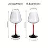 2pcs Crystal Clear Wine Glasses for Scotch Bourbon Whisky Cocktail Cognac Vodka Gin Tequila - Perfect for Bar Pub Club Restaurant and Home Use - Enhan