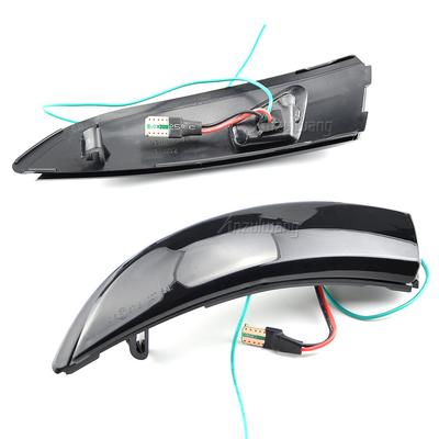 For Ford Fiesta Mk7 2008-2017 for Ford B-Max 2pcs Dynamic LED Turn Signal Light Flowing Side Wing Rearview Mirror Indicator