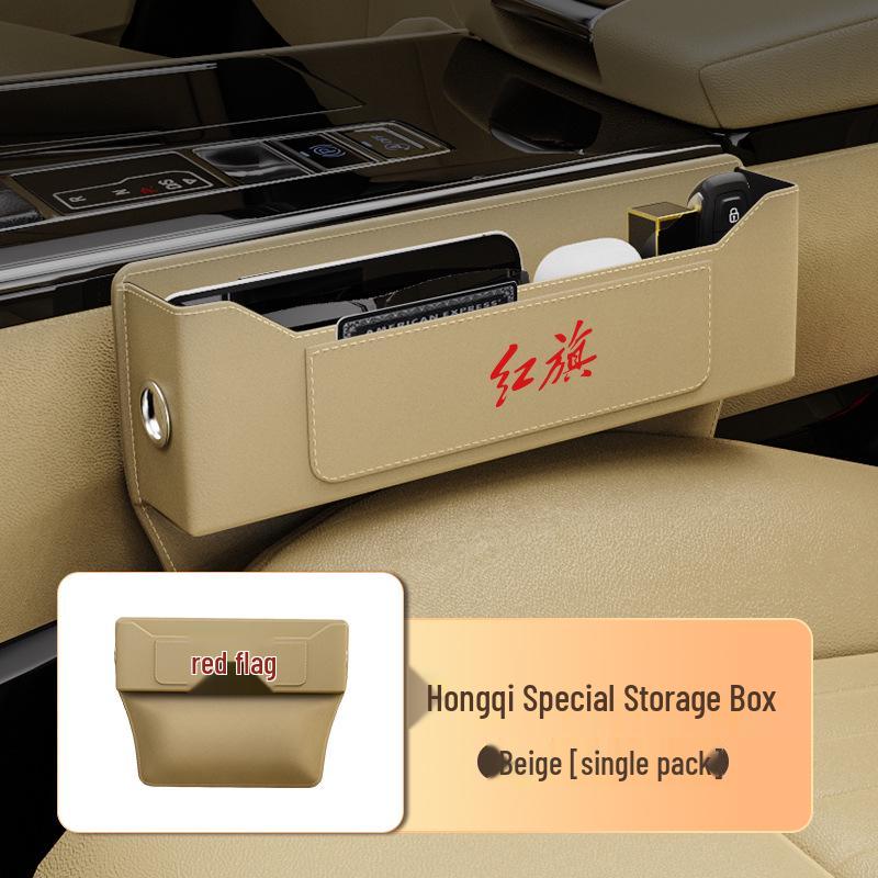 Compatible with Hongqi HS5/HS3/HS7/H5/H6/H7/H9 Car Seat Gap Storage Box