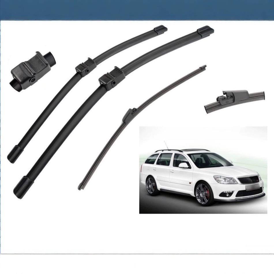 Suitable for ŠKODA Octavia 2004-2011 24 "+ 19" + 16 "front and Rear Wiper Blades with Brush Cutter