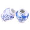 1/12 Dollhouse Miniature Blue And White Porcelain Vase Accessories Toy
