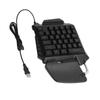 OneHanded Keyboard 35 Key USB Wired Portable Mechanical Gaming Keypad with LED Backlight