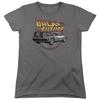 BACK TO THE FUTURE TIME MACHINE Licensed Women's Graphic Tee Shirt SM-2XL Unisex T-Shirt