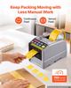 Automatic Tape Dispenser 999mm Max Cut Length Electric Ribbon Cutter, 220V Electric Automatic Tape Cutter, Dual-Tape Capability, Fits 660mm Width Tape