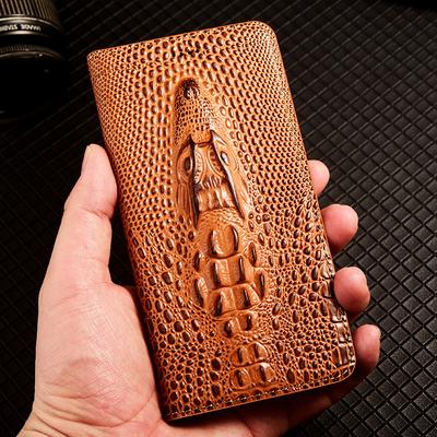 Krokodilkopf Echte Leder Klapphülle Für Samsung Galaxy A04 A14 A24 A34 A54 A05 A15 A25 A35 A55 A06 A16 A26 A36 A56 Abdeckung