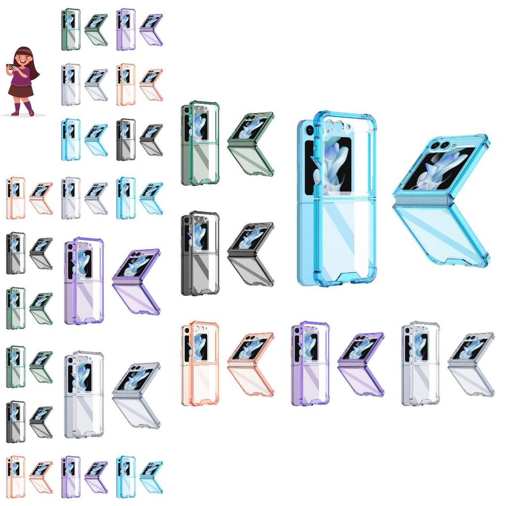 Stylish Galaxy Z Flip5 Protective Case Foldable And Simple Design Anti-drop Function