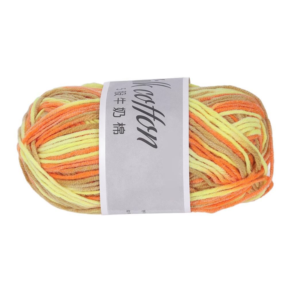 1 Stück 5 Fäden Häkelgarn Weich Bequem Atmungsaktiv Milchbaumwollgarn Häkeln Stricken Chunky