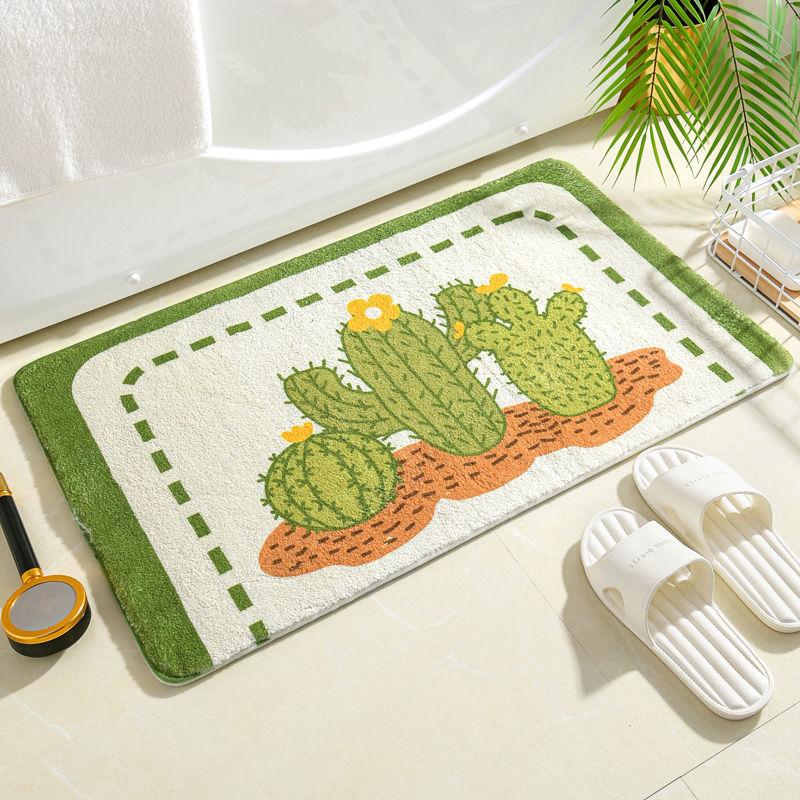 Bathroom Floor Mat Toilet Door Toilet Absorbent Foot Mat Non-slip Bedroom Bed Rug Entry Mat