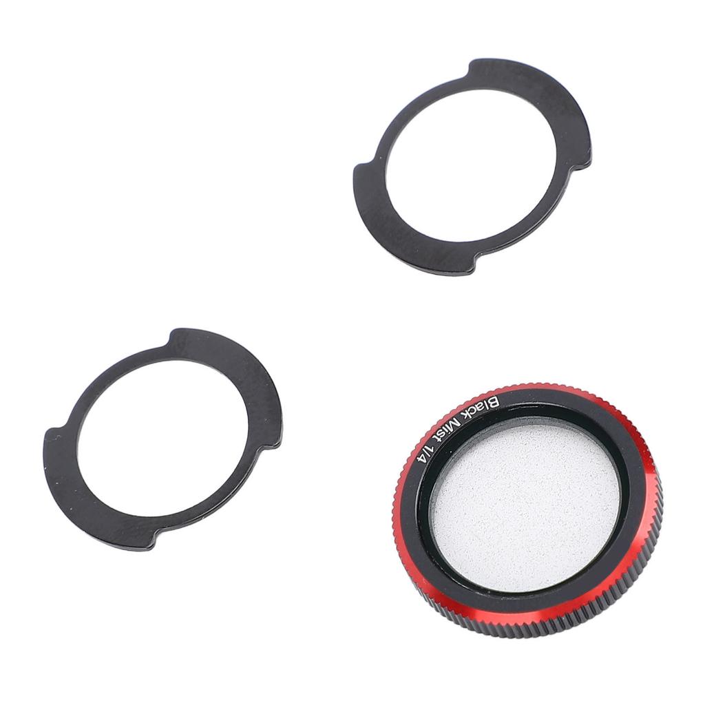 Drone Magnetic Filter Set Aluminum Alloy Frame Optical Glass Lens Quick Release Red 14 Black Mist