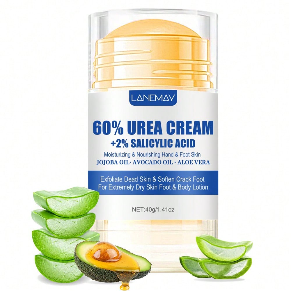 Intensive Urea Foot Cream Repairs Cracked Heels Moisturizes and Smooths Dry Skin On Feet Hands