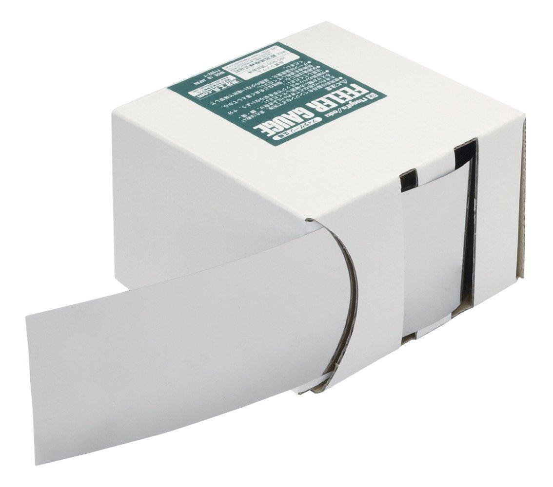 

Niigata Seiki SK Made in Japan Stainless Steel Wide Feeler Gauge, 50mm Wide x 1m Long, 0.08mm Thickness, SFG50-08-1