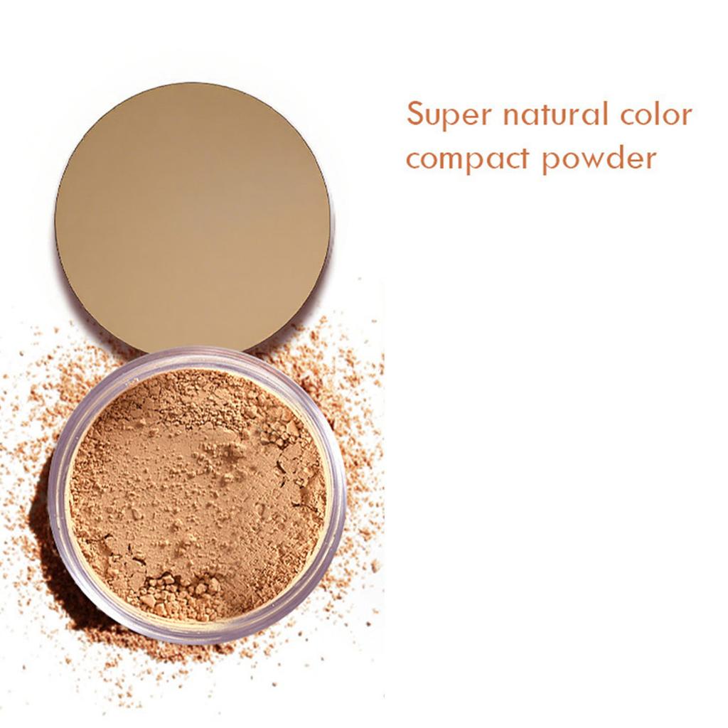 Seidiges mattes loses Puder, atmungsaktives leichtes Fixierpuder zur Verbesserung des Strahlen und zur Definition der Gesichtszüge, Einzelstück