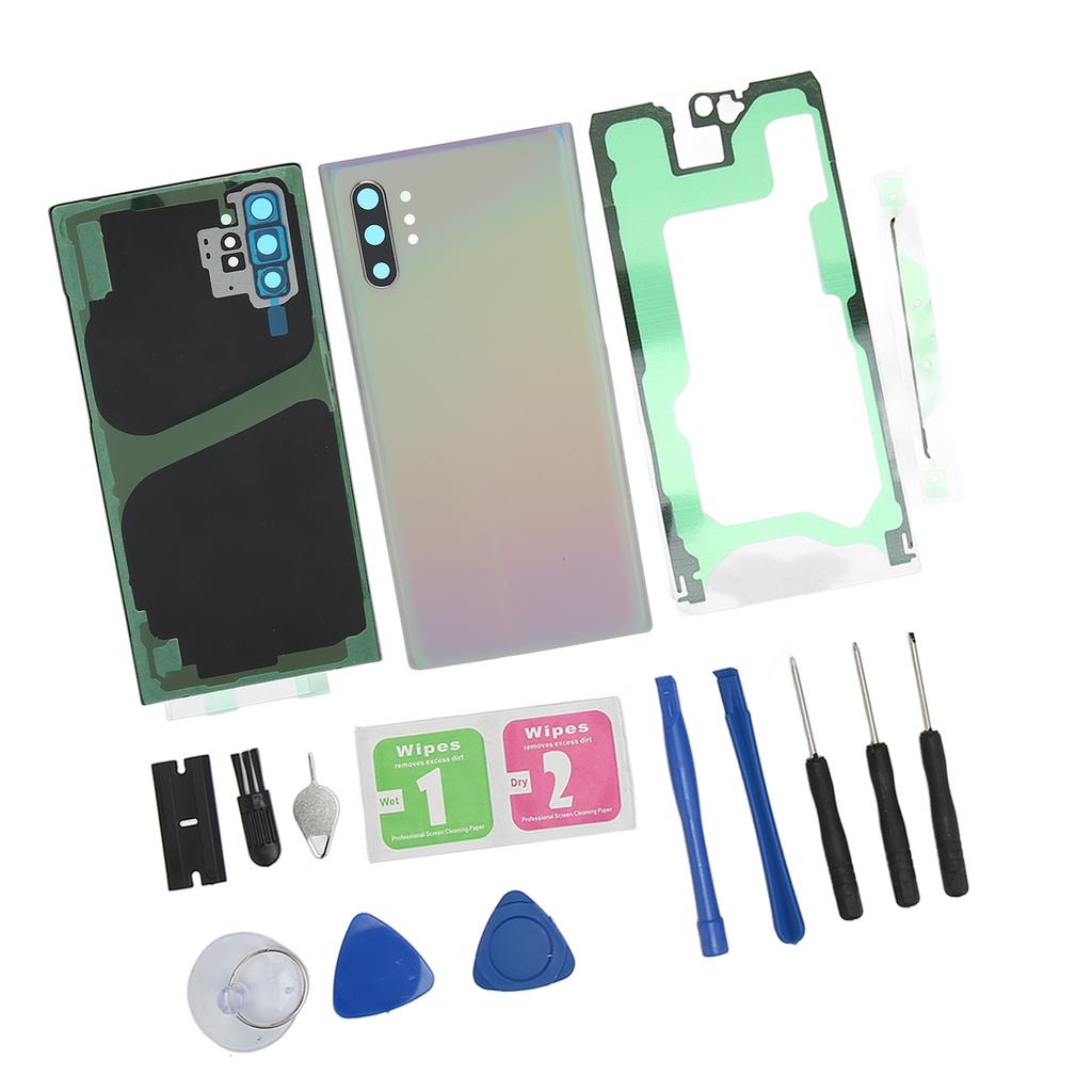 Rear Glass Cover Replacement Perfect Fit Front Outer Glass Screen Cover for Samsung Galaxy Note 10 Plus Colorful