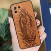 Buddha Jesus Guadalupe Wood Case For Xiaomi POCO X3 X5 F5 Pro C65 X4 F3 F4 M5s Mi 11T 12T 13T 12 Lite 14 13 Pro Cover