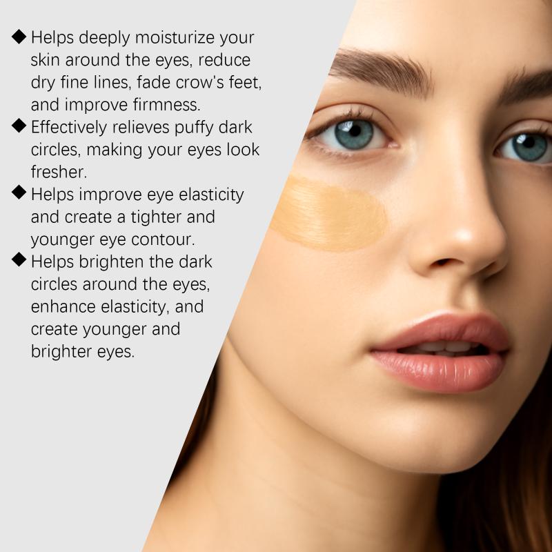 Soothing Eye Cream for Sensitive Skin Massage Applicator Intense Hydration Daily Moisturizing Under Eyes