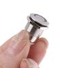 12 mm vanntett metall trykknappbryter LED-lys momentan låsing bil motor strømbryter metall låsende trykknappbryter