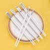 Ru Han Porcelain Alloy Chopsticks 5-Piece Set