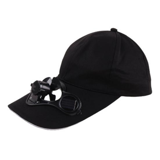 Summer Unisex Outdoor Sports Baseball Caps Hats with Solar Power Cooling Fan