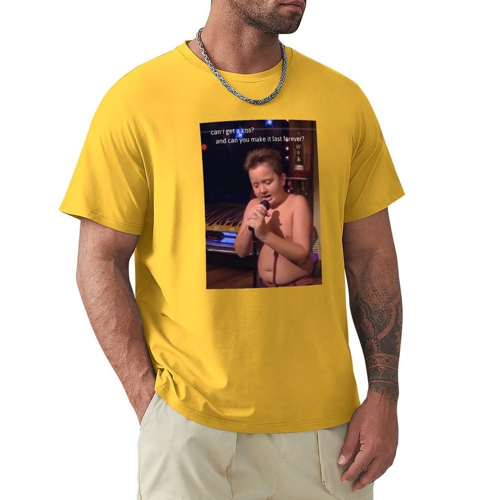 Can I Get A Kiss And Can You Make It Last Forever Gibby Get A Kiss T-Shirt New Edition Vintage Anime Shirt Mens Clothing