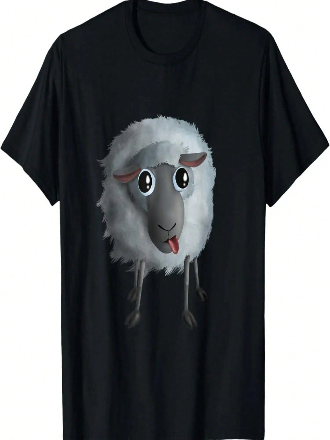 Sweet Sheep - Crazy Tongue (D010-0901A) T-Shirt S разноцветный