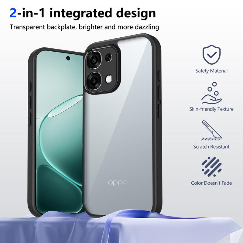Transparent Silicone Case For Oppo A6 Pro OPPOA6 Pro A6Pro 4G 5G PC A6X X Back TPU Bumper Shockproof Clear Phone Cases Cover